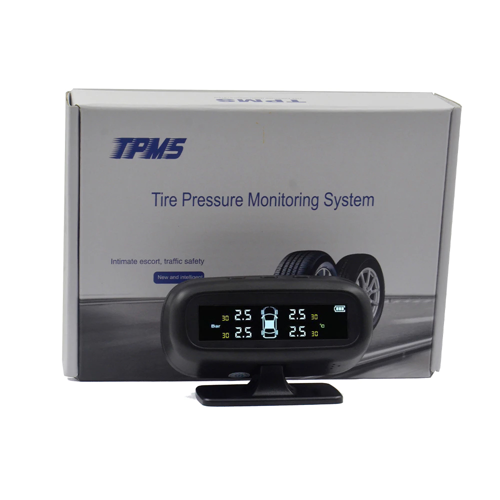 VYSOCE SOFISTIKOVANÉ SOLÁRNÍ MĚŘIDLO TLAKU v PNEUMATIKÁCH