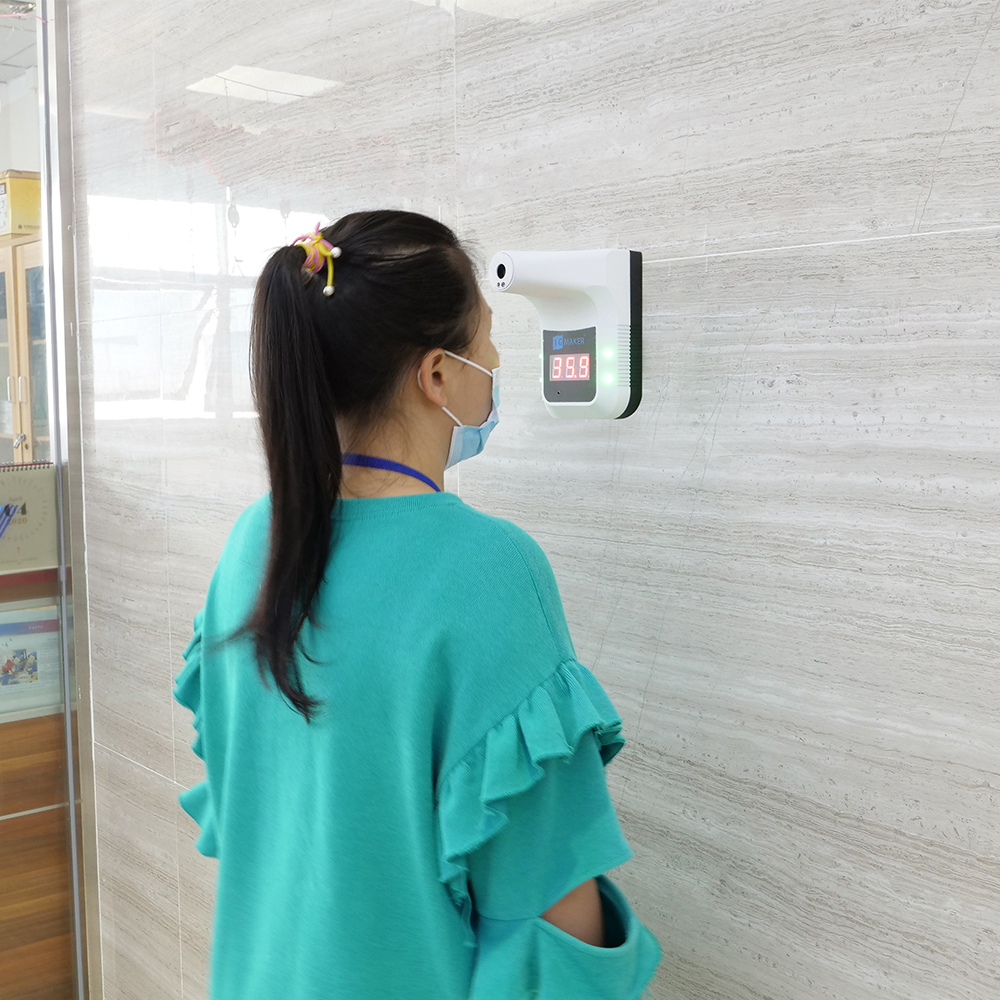 INFRAČERVENÝ NÁSTĚNNÝ BEZKONTAKTNÍ TEPLOMĚR