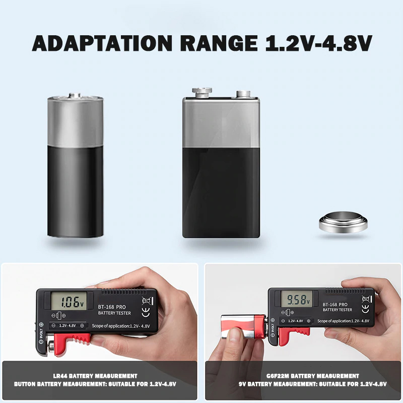 PŘENOSNÝ DIGITÁLNÍ TESTER BATERIÍ