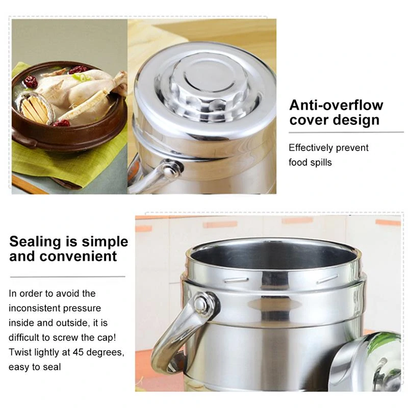 NEREZ VAKUOVÁ TERMO TERMOSKA OBĚDNÍK 2800ml