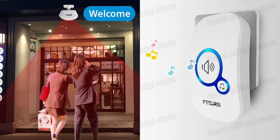 BEZDRÁTOVÝ ZVONEK - ALARM