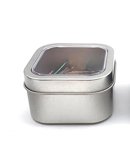 KRABICKA PLECHOVA S PRUHLEDNYM VIKEM