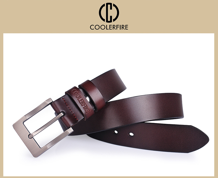 Vysoce kvalitní DÁMSKÝ HNĚDÝ OPASEK z pravé kůže