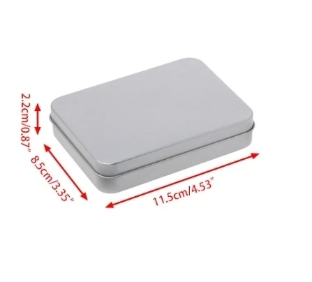 Plechová KRABIČKA S víkem