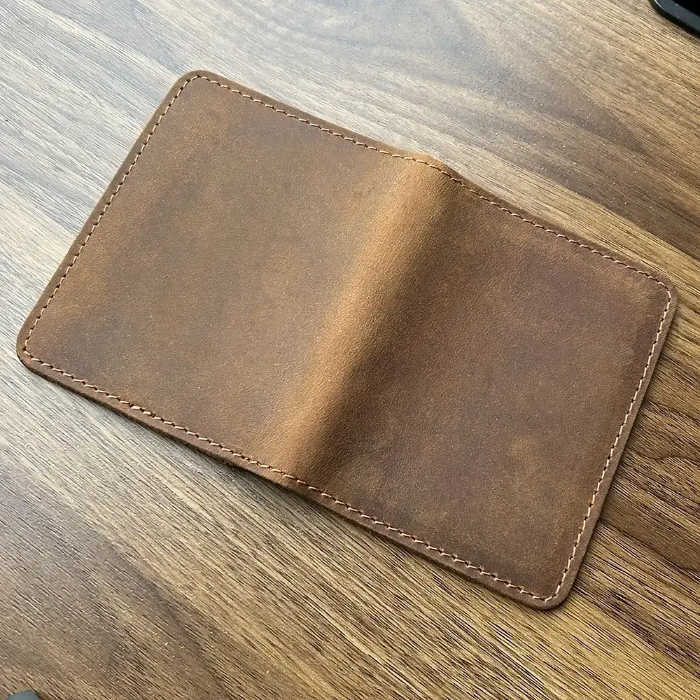 Ručně vyrobené kožené POUZDRO na KARTY,OBČANKU,ŘIDIČÁK