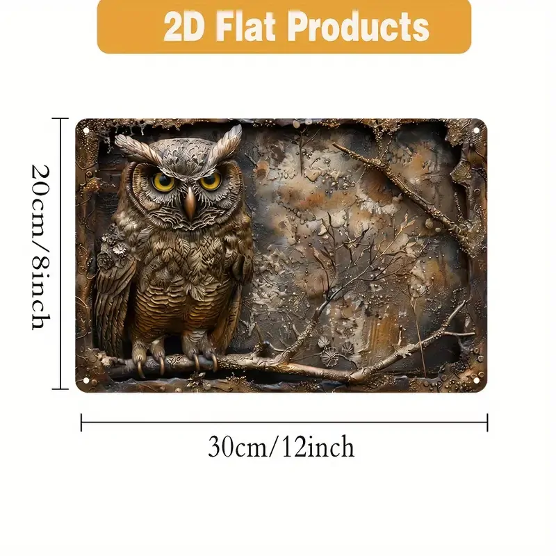 Okrasná CEDULE Jarní letní cedule SOVA