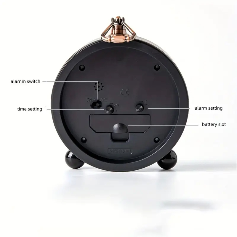 Vintage evropský styl analogový BUDÍK - HODINY