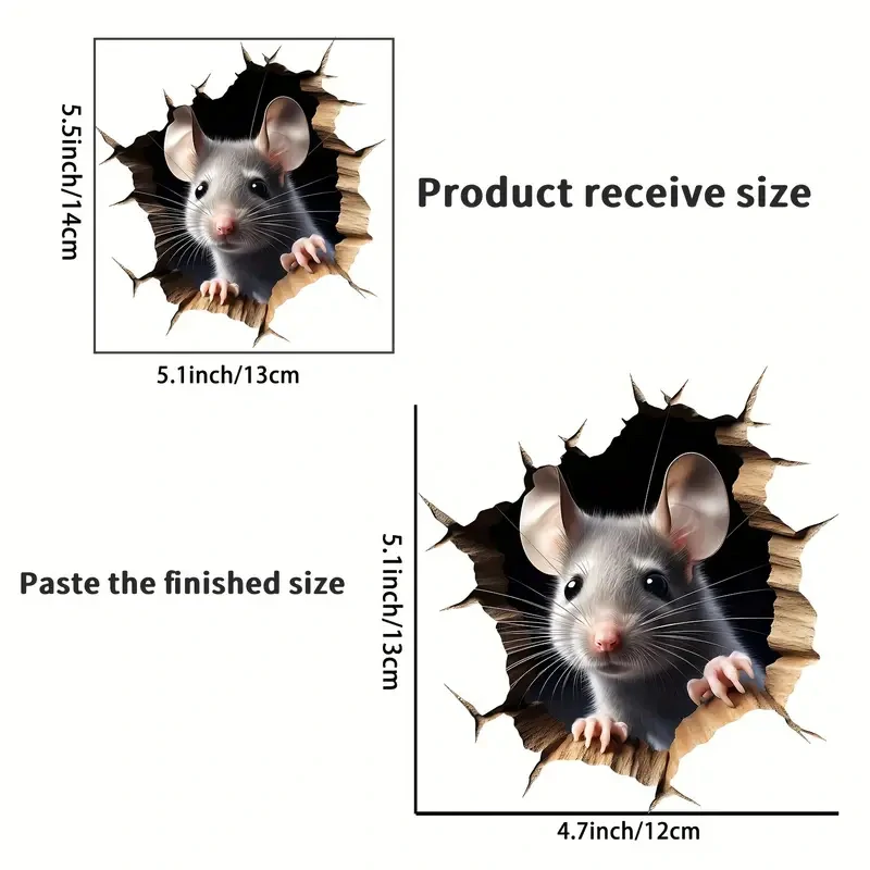 Rozkošná dekorace MYŠÍ DÍRA s MYŠÍ 