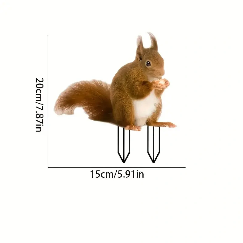 Roztomilá akrylová zahradní DEKORACE VEVEŘICE