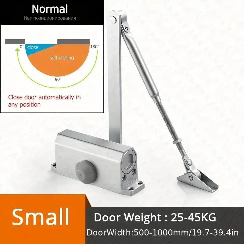 Tichý a nastavitelný automatický ZAVÍRAČ DVEŘÍ