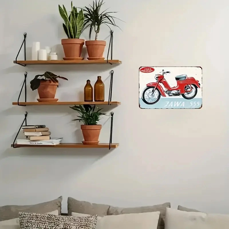 Cedule kultovní a legendární  MOTOCYKL Československé výroby. Jawa 555 