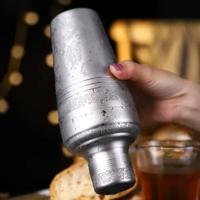 Nerezový kokteilový Boston bar PROFI SHAKERS Barový "ŠEJKR"