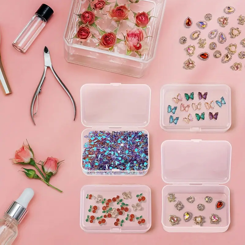 Průhledná praktická KRABIČKA - ORGANIZÉR 9x7x6