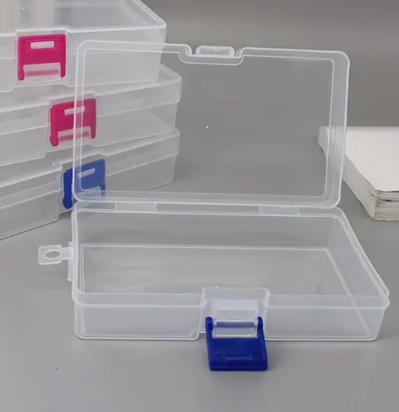 Průhledná praktická KRABIČKA - ORGANIZÉR 15x9x4