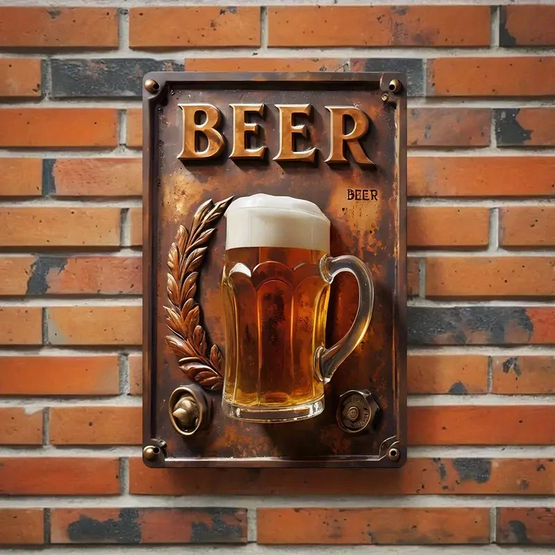 Stylová CEDULE "Jdeme na pivo"