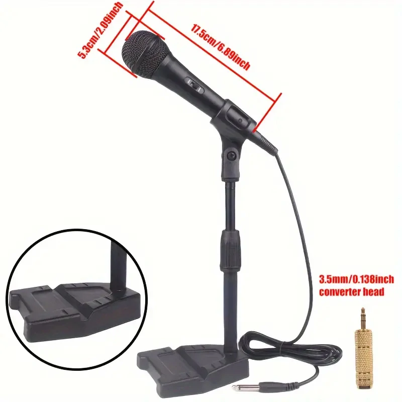 Profesionální kabelový dynamický kondenzátorový MIKROFON