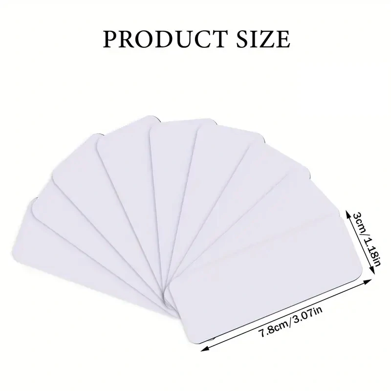 10ks opakovaně použitelné POPISOVATELNÍ MAGNETICKÉ ŠTÍTKY