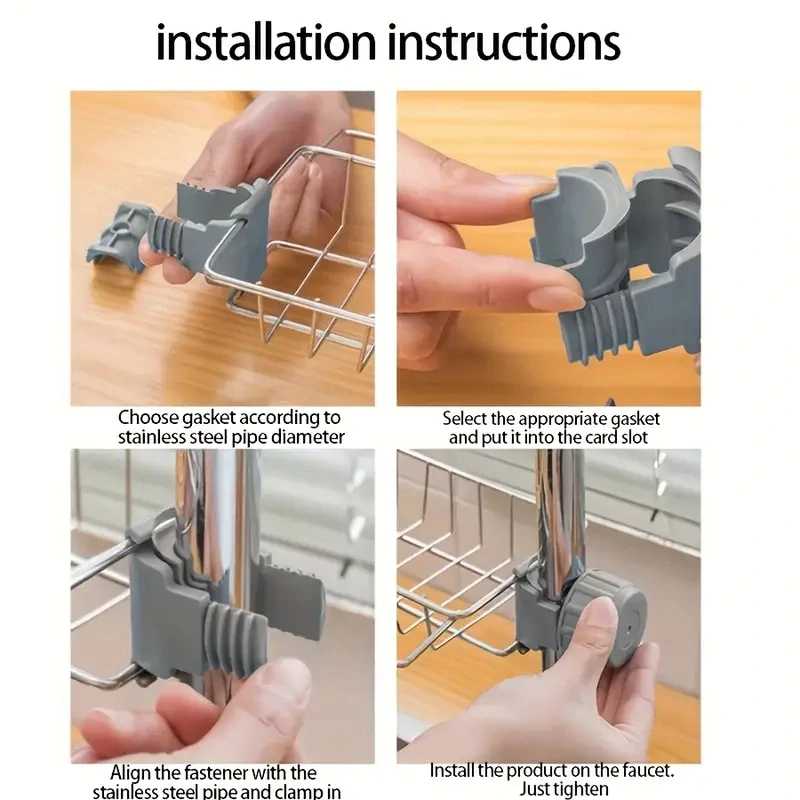 Rychleupínací praktický SUŠÁK - DRŽÁK na DŘEZ