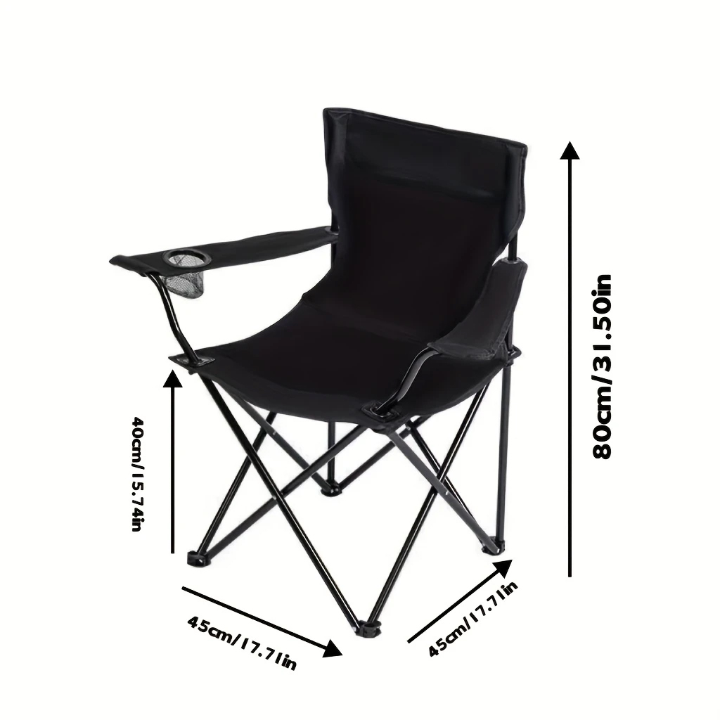 Přenosná skládací plážová KEMPINGOVÁ ŽIDLE