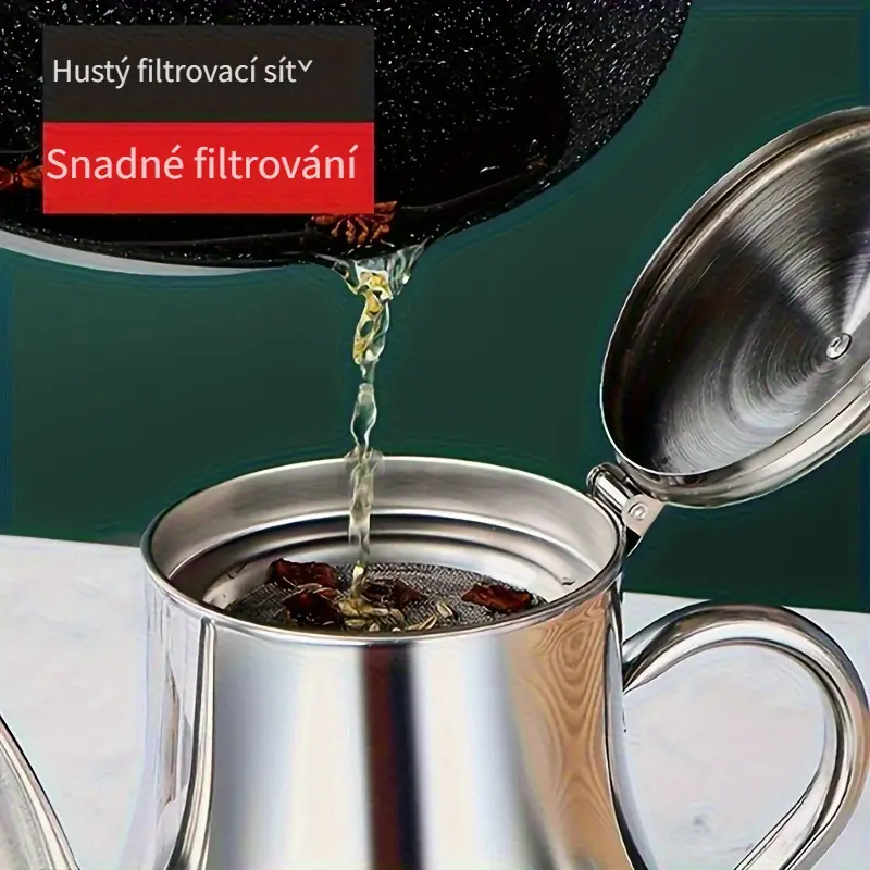 Dokonalá stylová NEREZ KONVICE s filtrem. Obsah:820ml