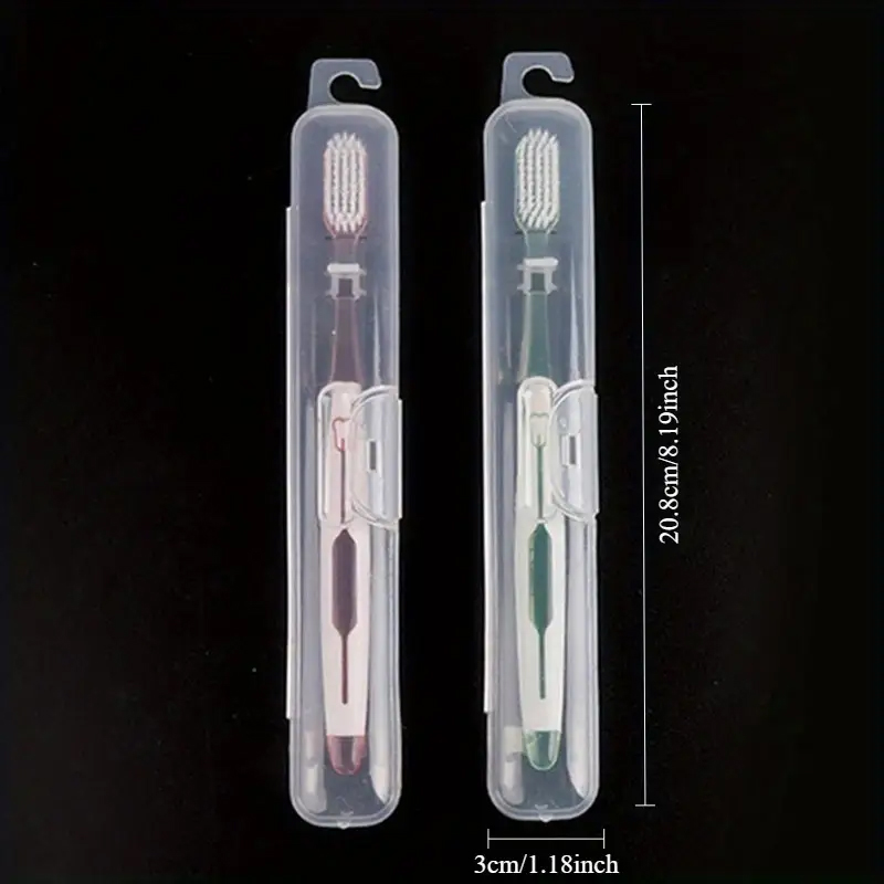 Praktické průhledné POUZDRO na ZUBNÍ KARTÁČEK