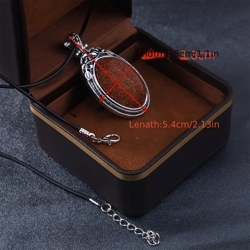 NÁHRDELNÍK-přívěsek z přírodního kamene ve stylu gothic