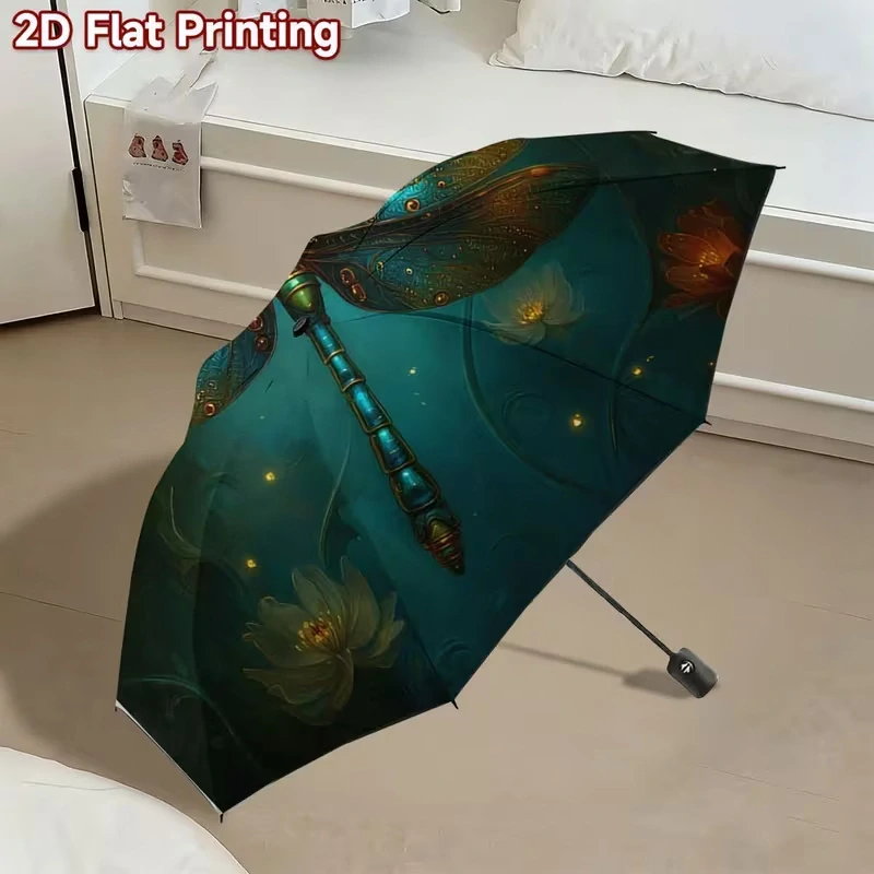 Stylový DEŠTNÍK & SLUNEČNÍK Vážky