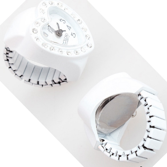 PRSTEN-HODINKY s KRYSTALY VYKLÁDANÝ