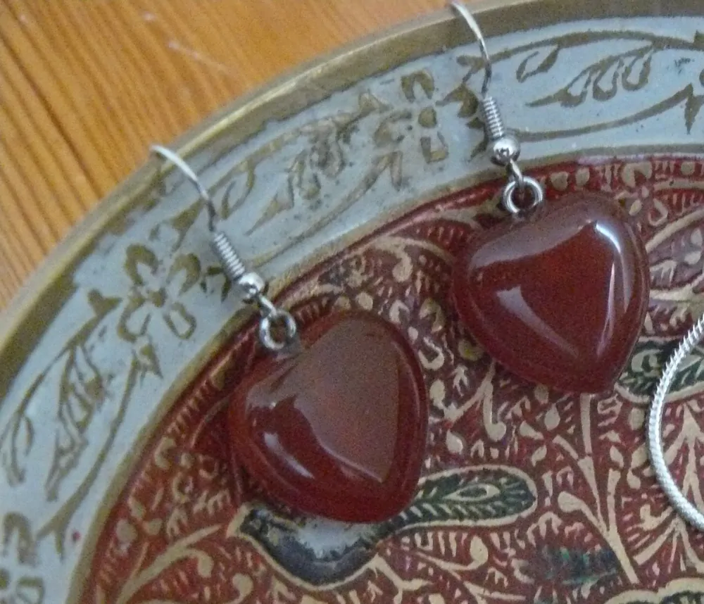 NÁDHERNÁ SADA KARNEOL SRDÍČKA