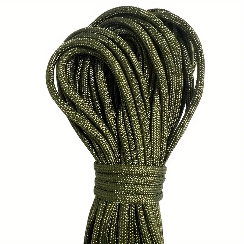 PROVÁZEK "ARMÁDNÍ" ZELENÁ NYLON PRŮMĚR 4mm 5metrů