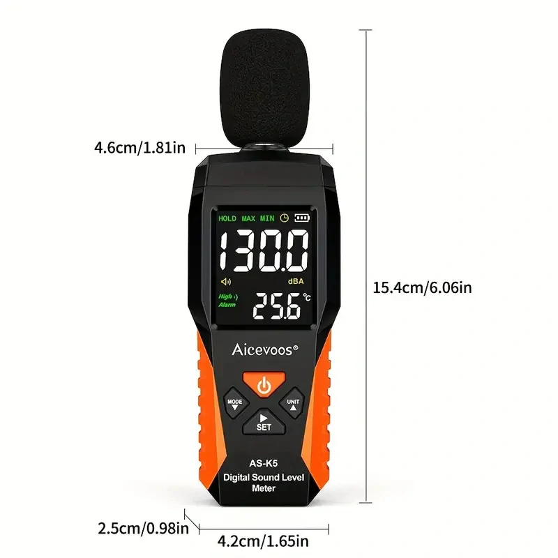 MINI DIGITÁLNÍ MĚŘIČ HLUKU