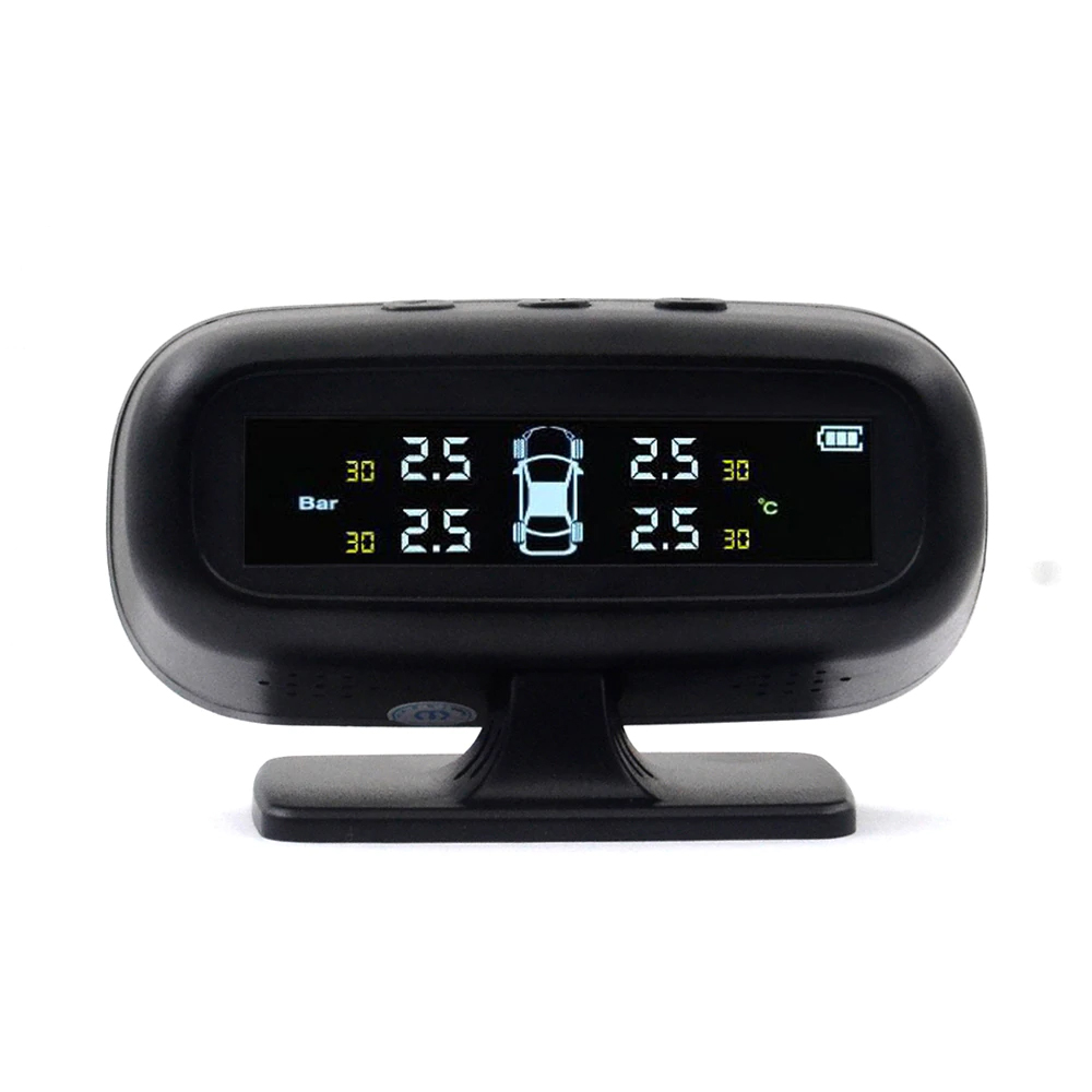 VYSOCE SOFISTIKOVANÉ SOLÁRNÍ MĚŘIDLO TLAKU v PNEUMATIKÁCH