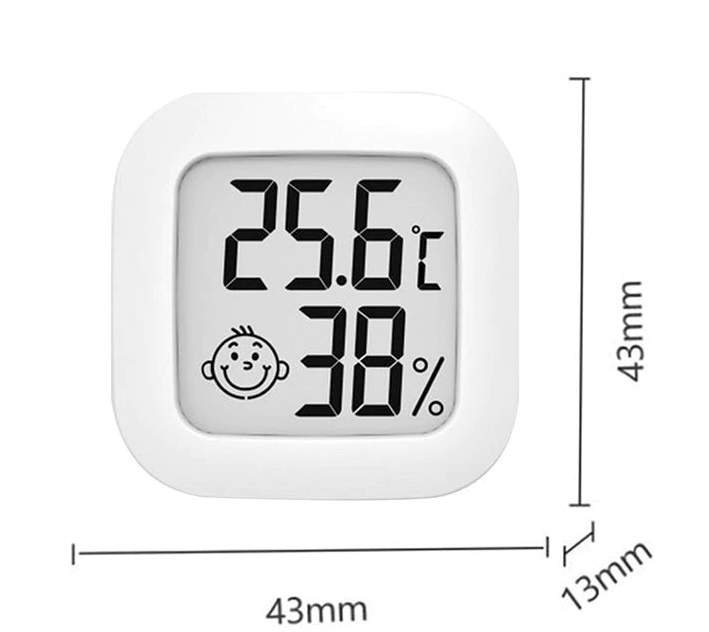 POKOJOVÝ DIGITÁLNÍ LCD TEPLOMĚR & VLHKOMĚ