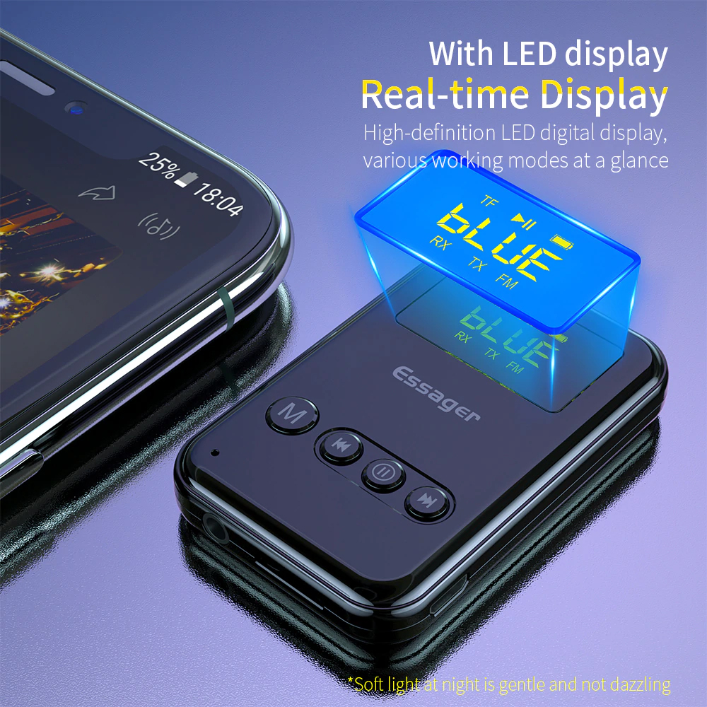 DIGITÁLNÍ BLUETOOTH ADAPTÉR LCD DISPLAY