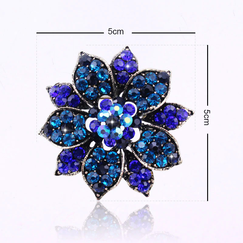 KRÁSNÁ VYKLÁDANÁ BROŽ KVĚT