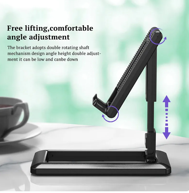 NASTAVITELNÝ Praktický STOJAN na MOBILNÍ TELEFONY.