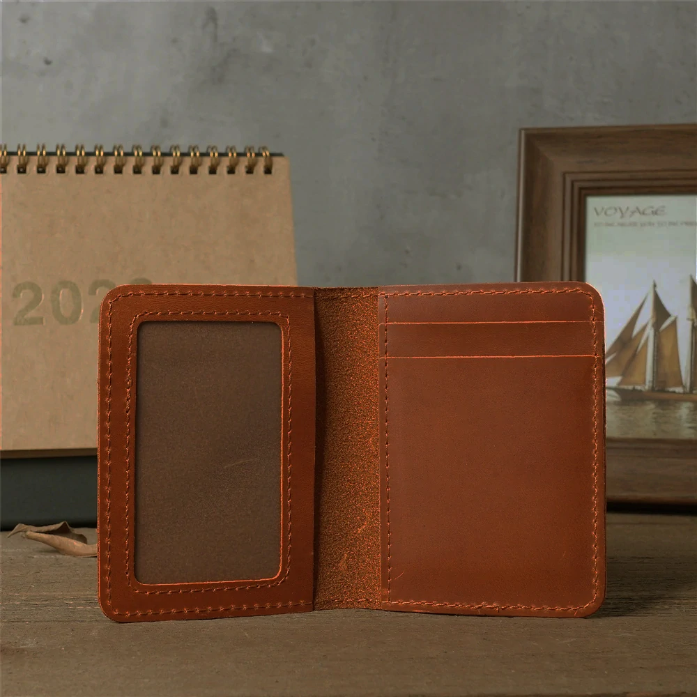 Ručně vyrobené kožené POUZDRO na KARTY,OBČANKU,ŘIDIČÁK