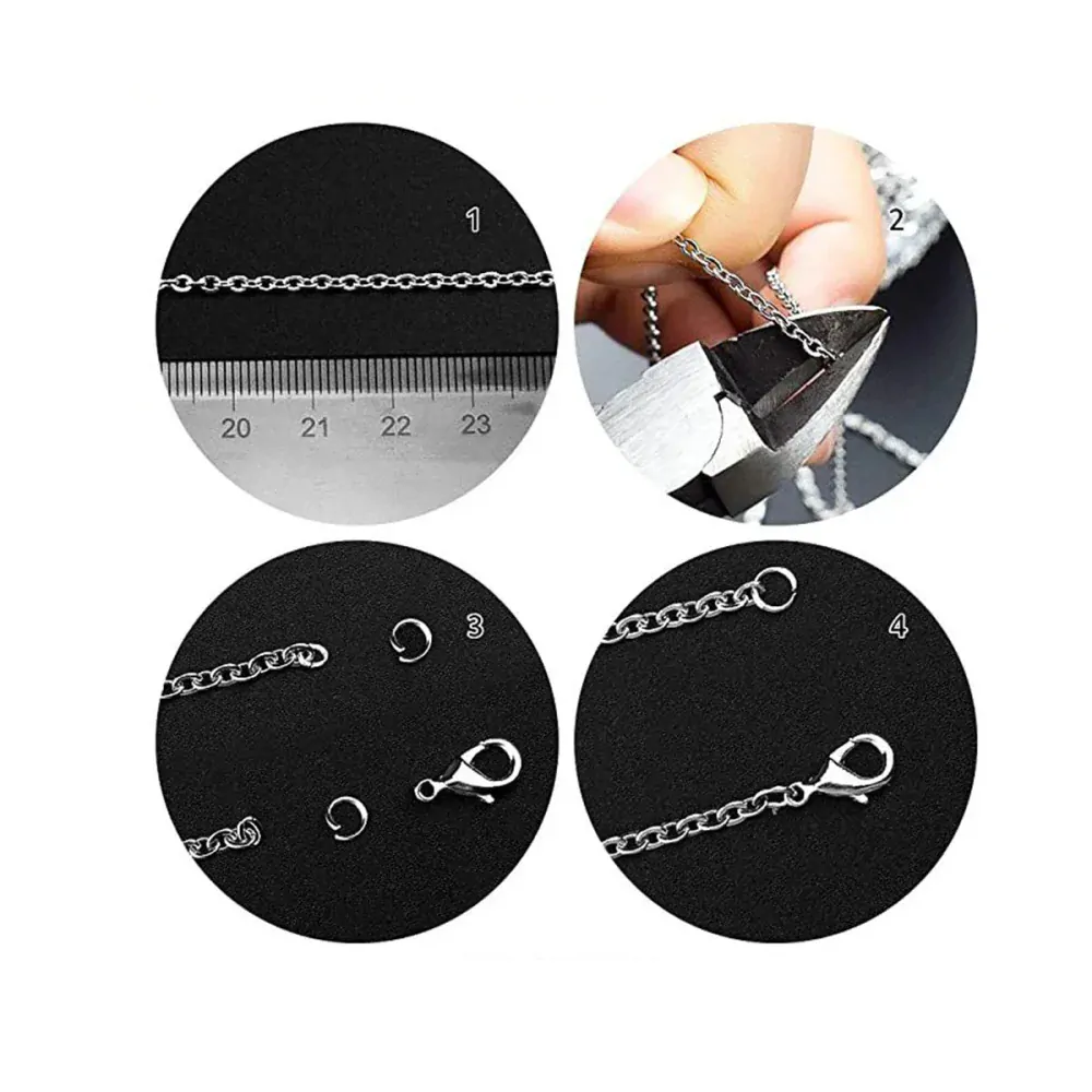 NEREZ ŘETÍZEK STŘÍBRNÁ BARVA