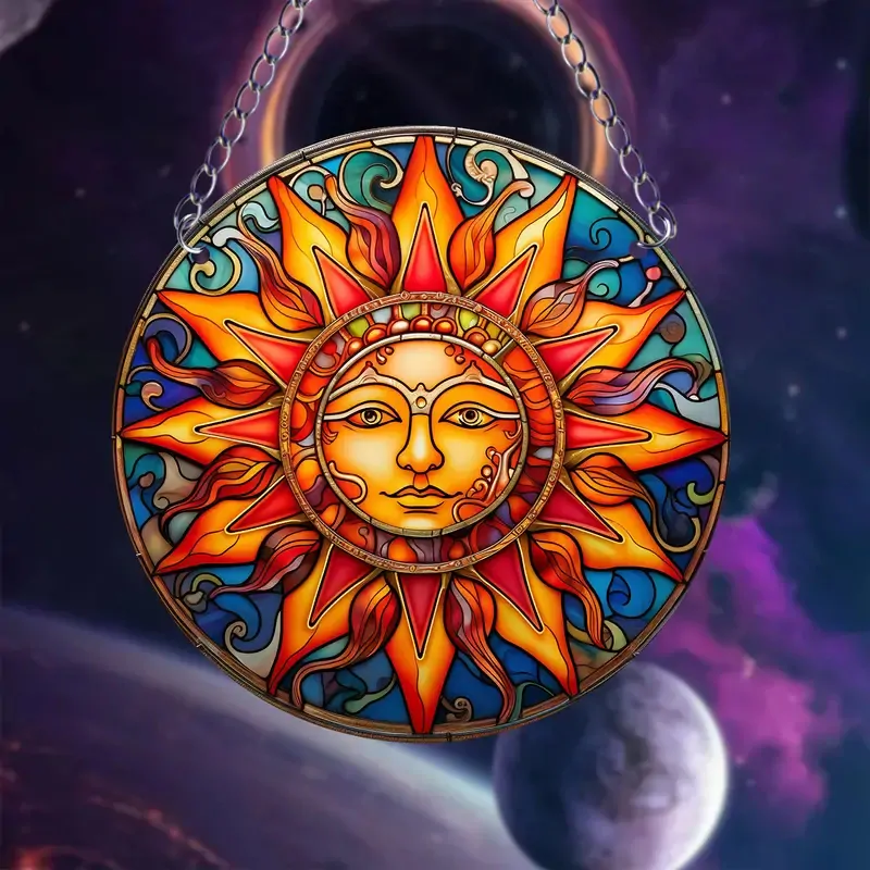 Nástěnná zářící CEDULE SLUNCE