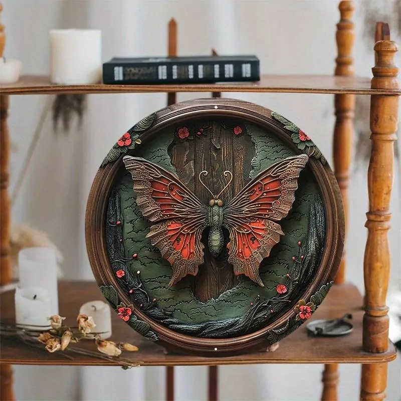 Krásná  DEKORACE MOTÝL CEDULE