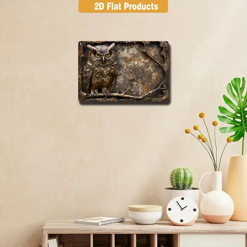 Okrasná CEDULE Jarní letní cedule SOVA