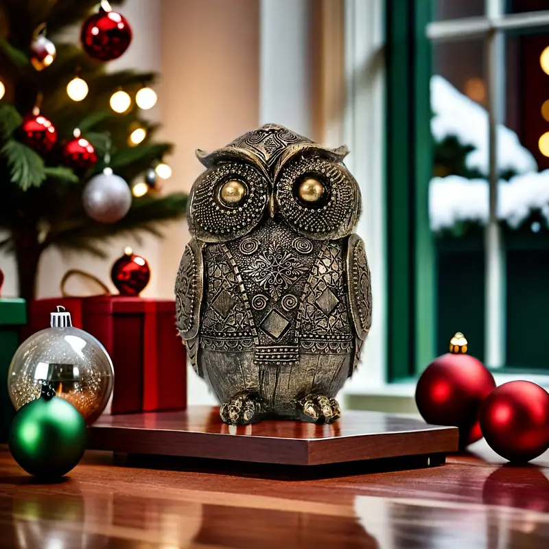 Okouzlující Vintage Figurka SOVY