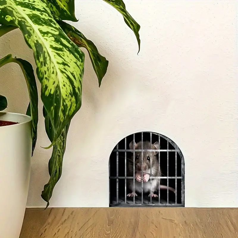 Rozkošná dekorace MYŠÍ DÍRA s MYŠÍ 