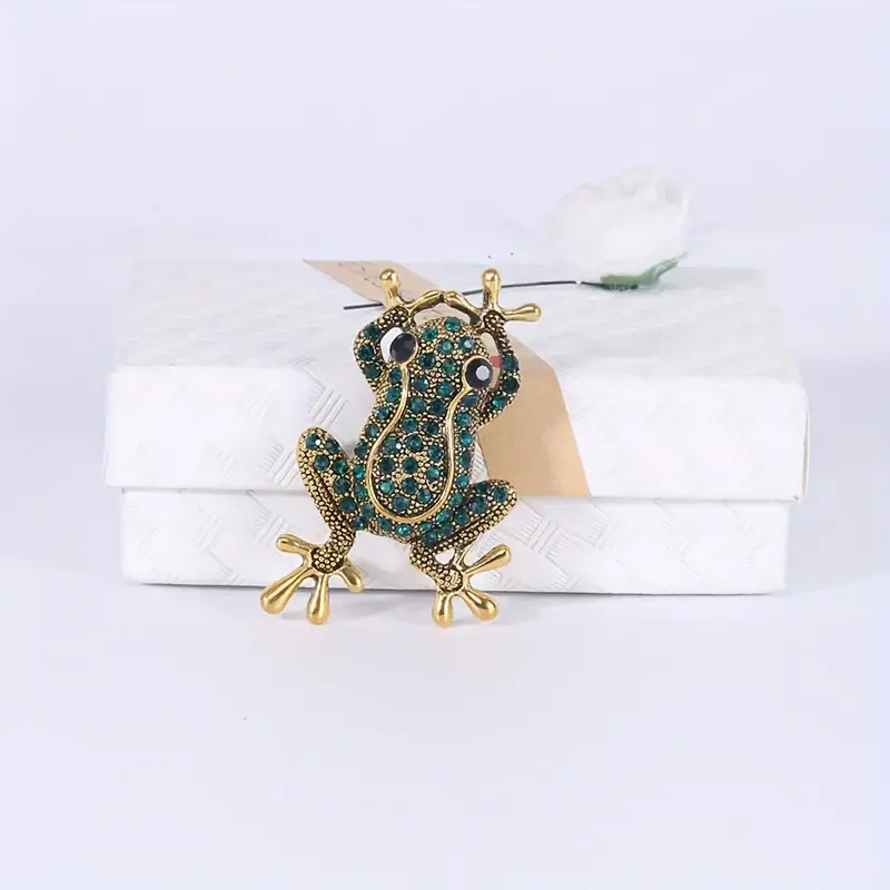 Originální BROŽ s roztomilým zvířátkem žabka