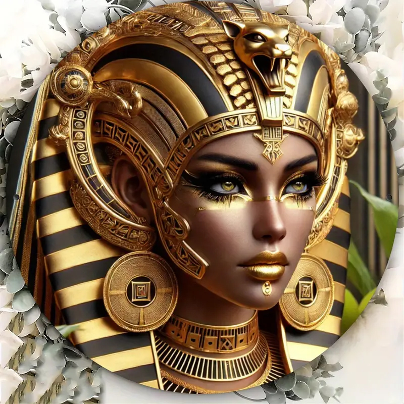 Nástěnná DEKORACE s Motivem Egyptské Královna
