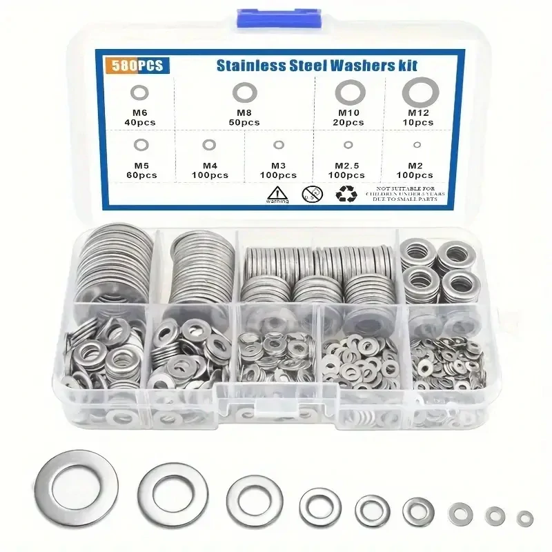 180ks SADA plochých PODLOŽEK