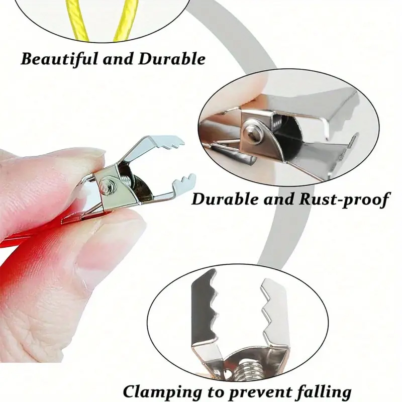 5ks Nerezové HÁČKY - TŘÍDIČE