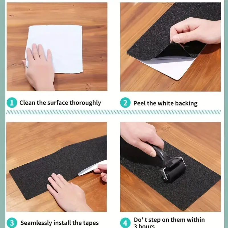 SADA 4kusů PROTISKLUZOVÝCH PODLOŽEK na SCHODY