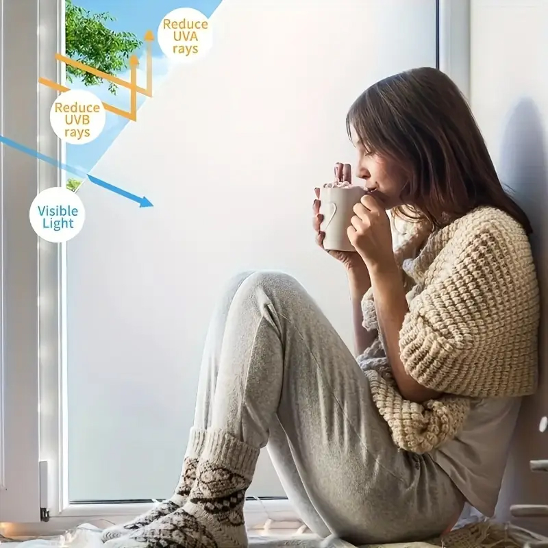 Okenní neprůhledná FOLIE - DEKORACE Velikost:60x200cm