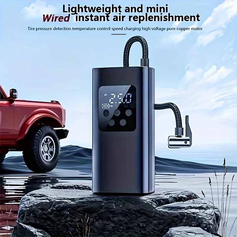 Přenosný KOMPRESOR pro nafukování pneumatik